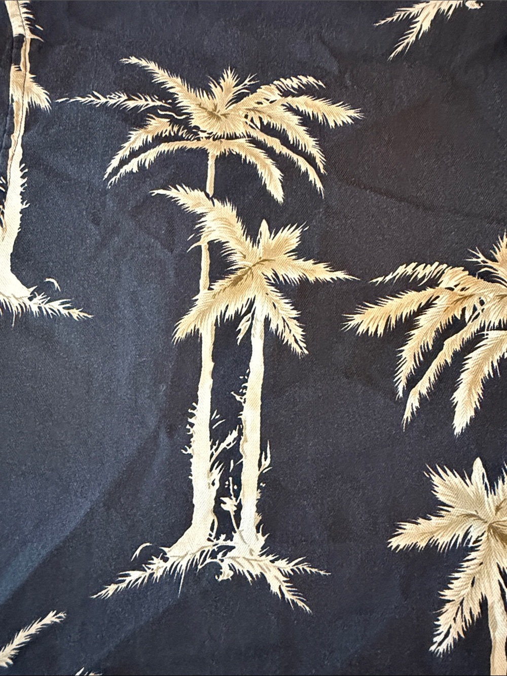 JoS. A. Bank - Men's Black Palm-Print Short-Sleeve Shirt - Picture 2 of 3